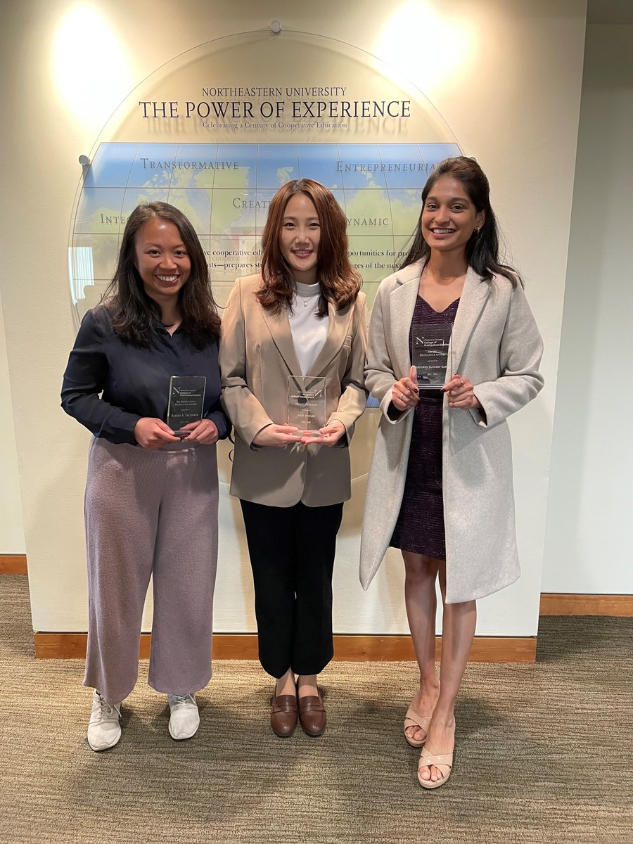 NortheasternCPS's tweet image. CPS Faculty &amp;amp; Staff, Students, Industry Project Sponsors, and Coop Employer gathered last week Monday at the CPS Experiential Awards Ceremony to celebrate the amazing global impact of our students through #experientiallearning 

 #northeasterncps