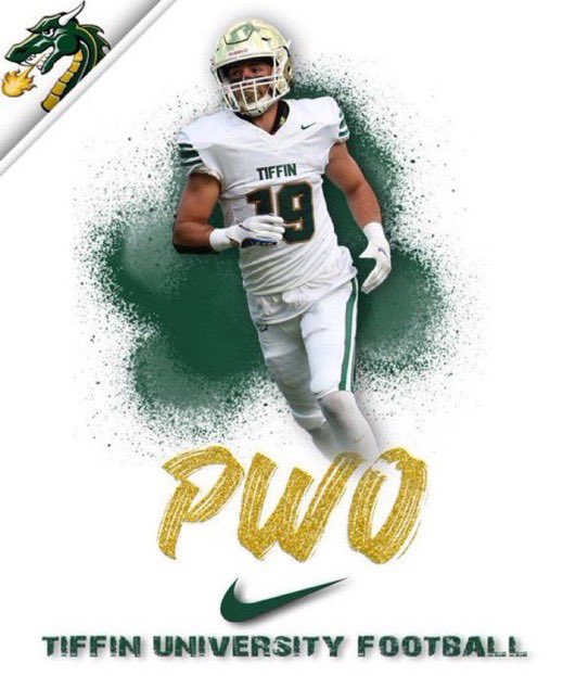 Blessed to receive A PWO from the University of Tiffin!! Thank you @Coach__Bennett for the opportunity! #gogons