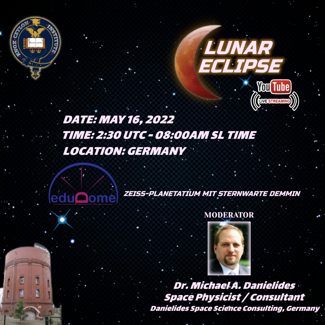 KnoxCeylonInst's tweet photo. 🔴Live Virtual Lunar Eclipse Observation
#lunareclipse #liveobservation #astronomyforkids #astronomygermany #astronomysrilanka https://t.co/BzKgQvLEJ7