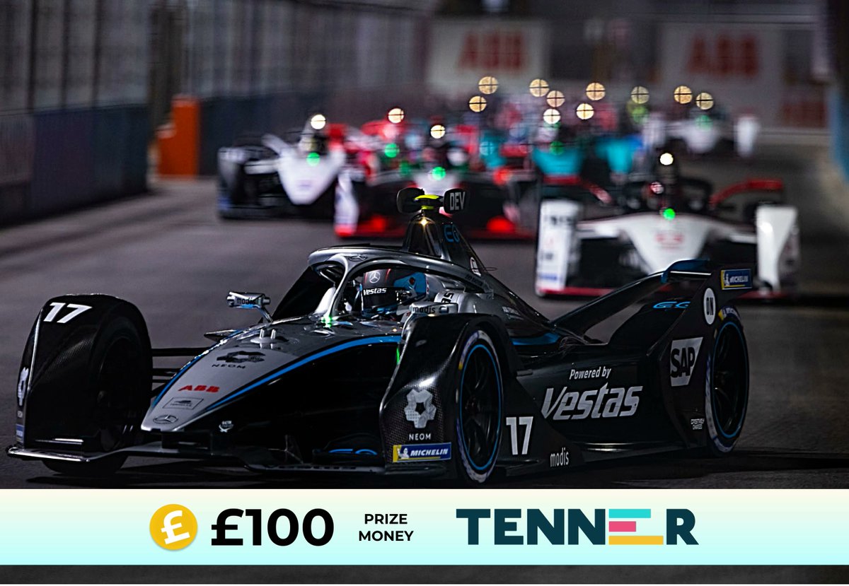 Tenner_App's tweet photo. Get your predictions in for the Berlin ePrix this weekend and see if you can win up to £100!
https://t.co/pNQJgGS63I
#ePrix #Tenner https://t.co/Qze57I3nAF
