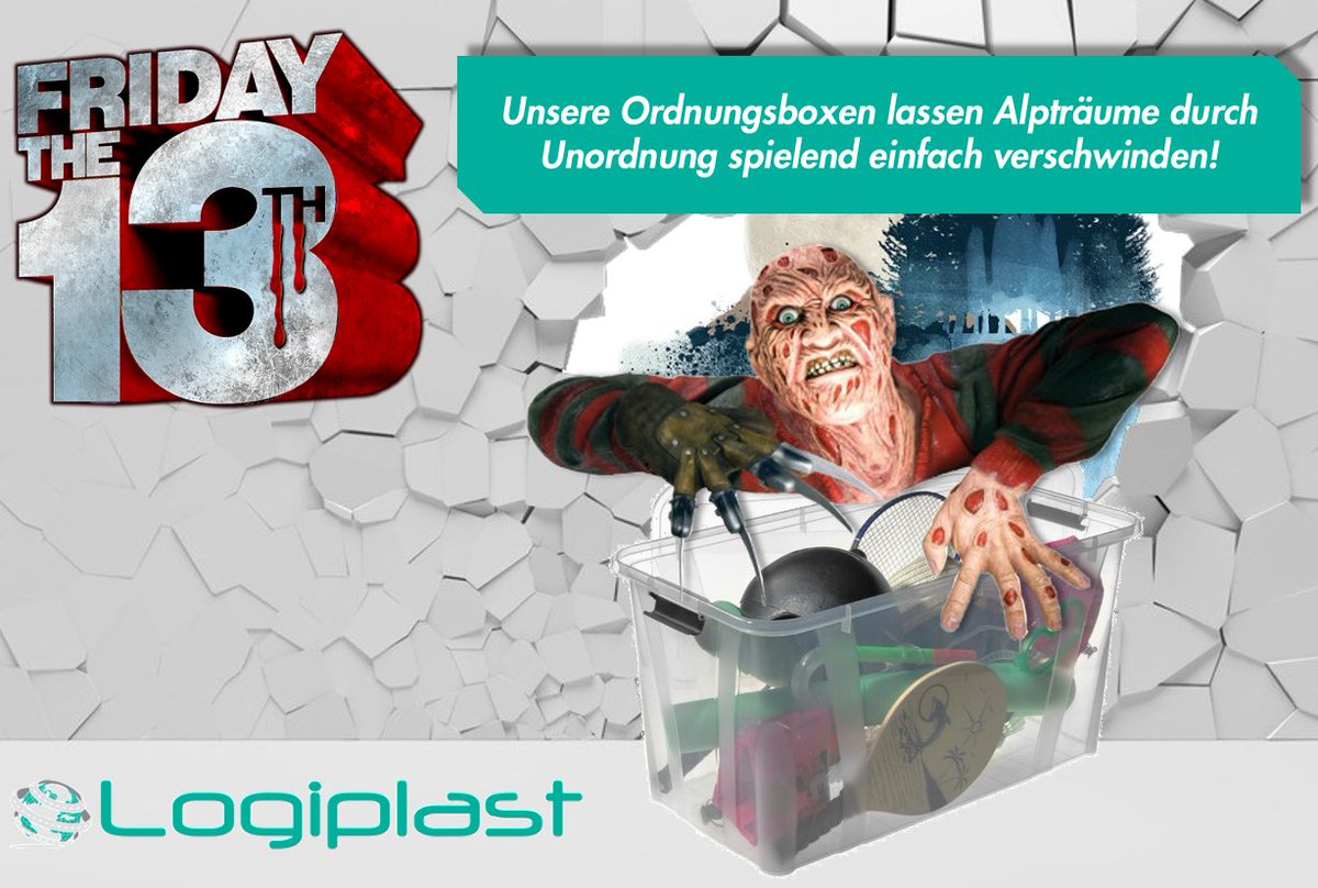 Logiplast1's tweet photo. Damit man auch am Freitag den 13ten nicht ausrutscht, stolpert oder auf etwas drauf tritt:mit unseren Aufbewahrungsboxen schafft man Ordnung und hält den Boden sauber und stolperfrei
#Freitagder13te #Freitagderdreizehnte #frydaythe13th #Aufbewahrungsboxen #BoxmitDeckel #Logiplast https://t.co/KaDhXy0fU4