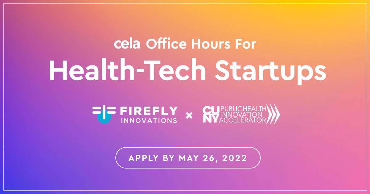 GET CONNECTED! ⚡️⚡️
If you’re a #founder/#innovator that’s looking to get connected to the #mentorship &amp; opportunities your company needs – apply &amp; join us @ the May 31st <a href="/CELArator/">@cela</a> Office Hours✨
👉🏽Founders Apply Here celainnovation.com/accelerate-acc…    #publichealthinnovation