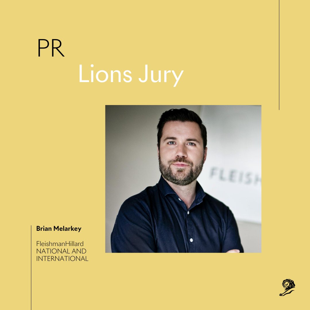Delighted and honoured to have been appointed a juror for this years <a href="/Cannes_Lions/">LIONS | The Home of Creativity</a> Festival. I am looking forward to representing <a href="/fleishmanIE/">FleishmanHillardIE</a> and getting to see  groundbreaking creative work from across the globe iapi.ie/blog/default/i… @fleishman