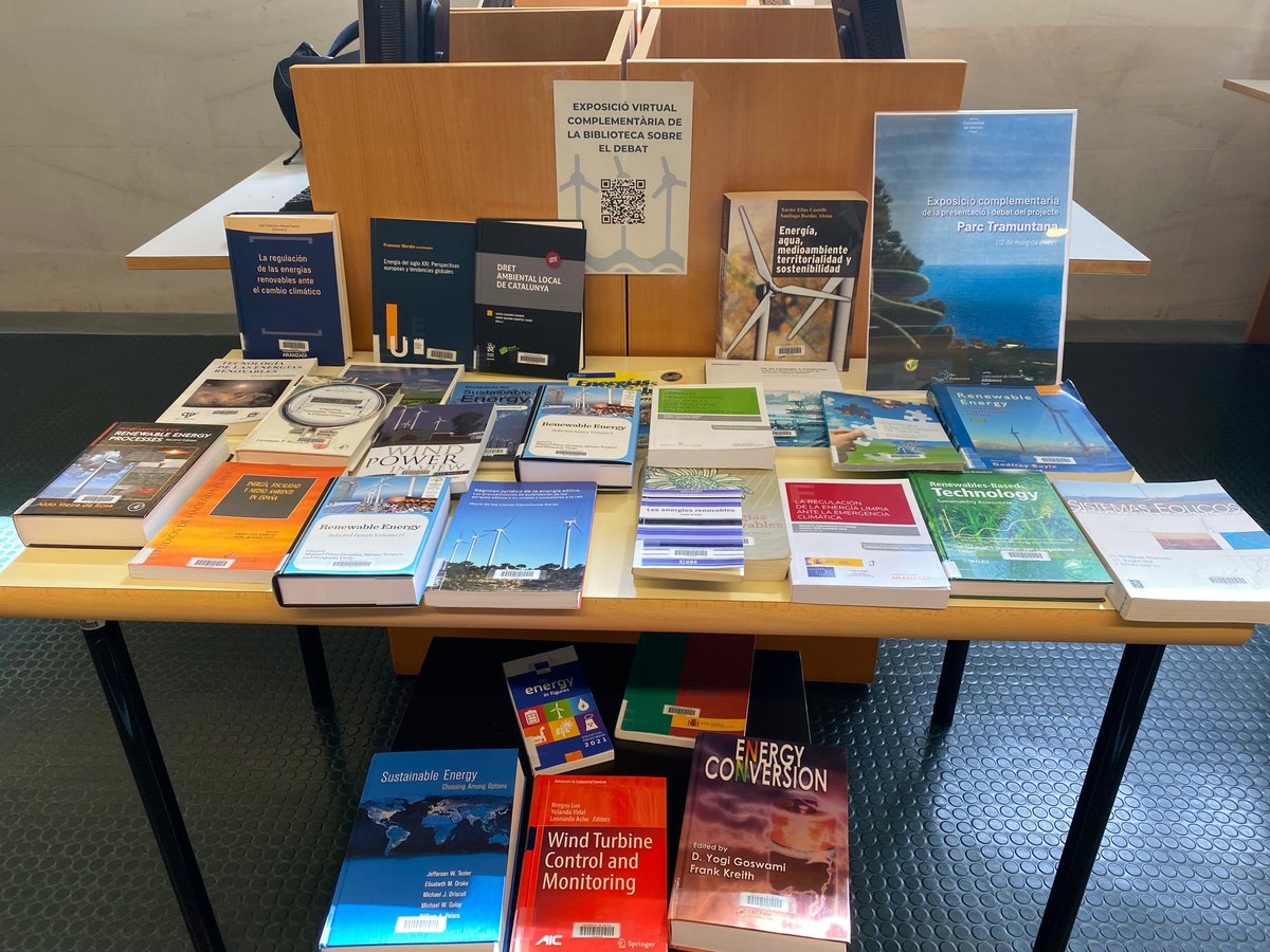 UdGBiblioteca's tweet photo. 🖼️Exposició sobre energies sostenibles a la @UdGBiblioteca #campusMontilivi fins al 22 de maig, coincidint amb la presentació de Parc Tramuntana. Acompanyada d’exposició virtual amb un munt de documents 👉https://t.co/p983KInvGa

#Sombiblioteca https://t.co/GXzMPdM5t0