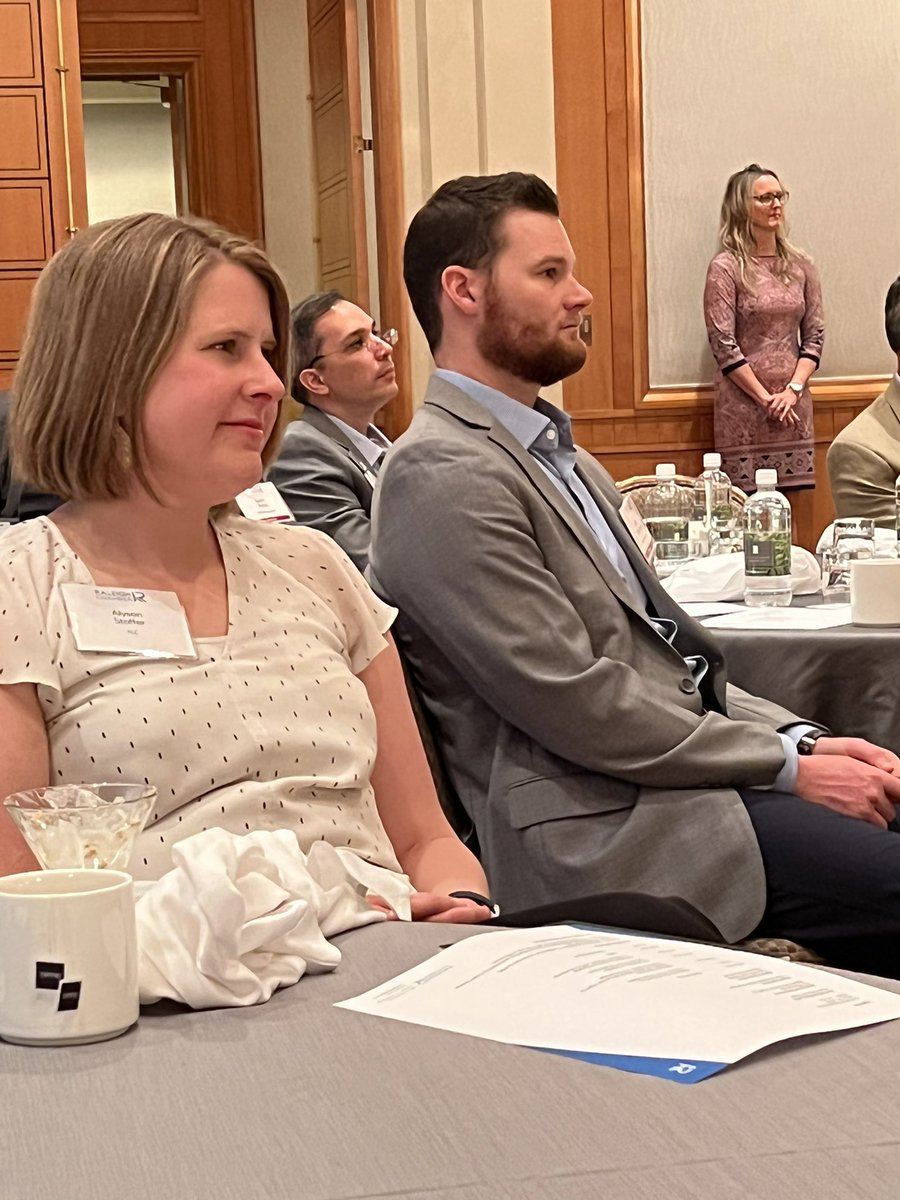 raleighchamber's tweet photo. Courtney Crowder of @apcoworldwide discusses how @waketechcc is an #OpportunityEngine for the #Community, and the crowd couldn’t agree more! #CSuitePers https://t.co/Ko1JkHiy87