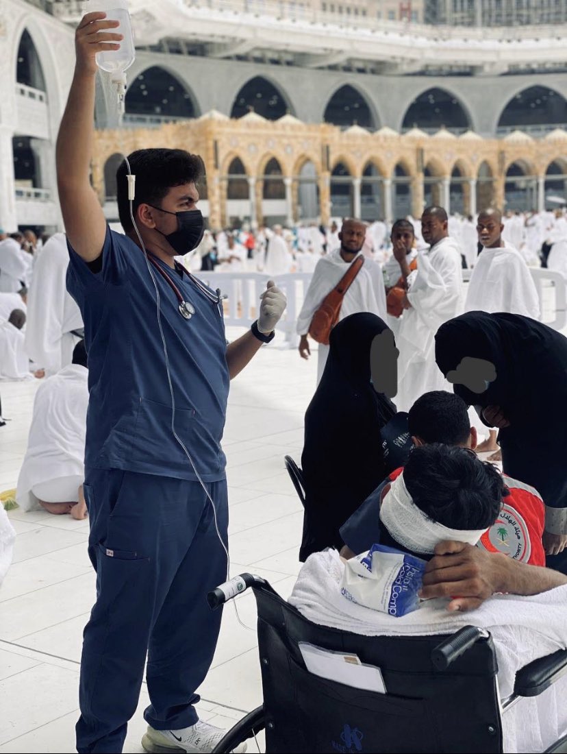 الحمدلله الذي شرفنا بخدمة ضيوف الرحمن في أطهر بقاع الأرض 🙏🏻.