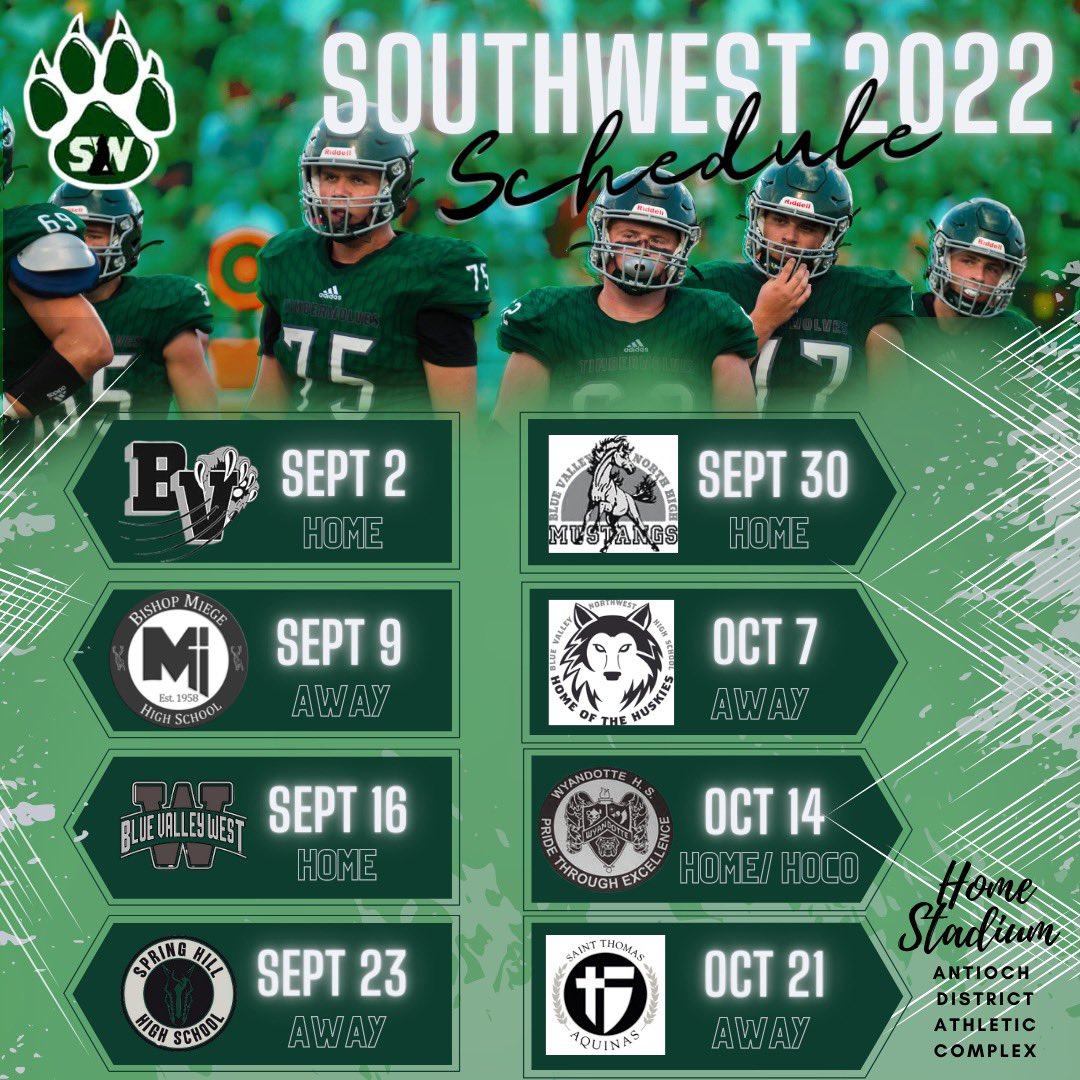 Blue Valley Southwest Football tweet media