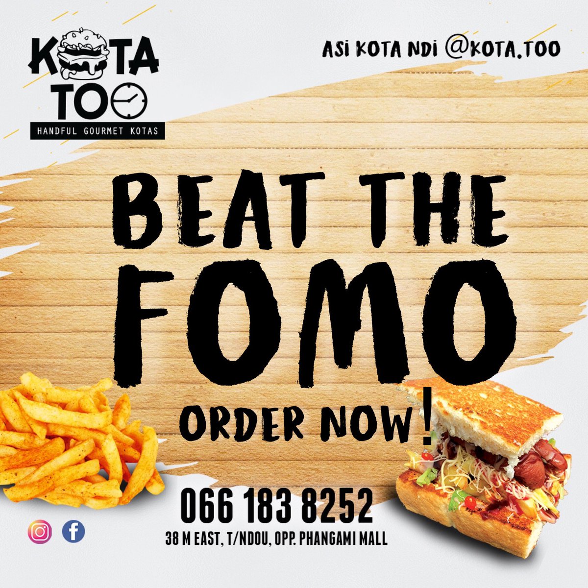 Kota_Too's tweet photo. Our #VendaNgaDecember kota only R40. Beat the FOMO we close at 7pm  #VhuvhambadziDrive #Foodporn #Kota #MacG #110Million https://t.co/WjrYf86OK1