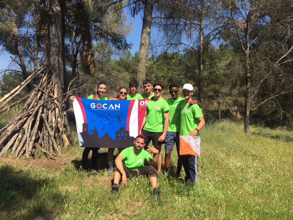 Actividad de orientación de los alumnos 3 ESO de nuestro centro organizada por los alumnos del grado medio de GMN y el club de orientación GOCAN de Alcalá de Henares.