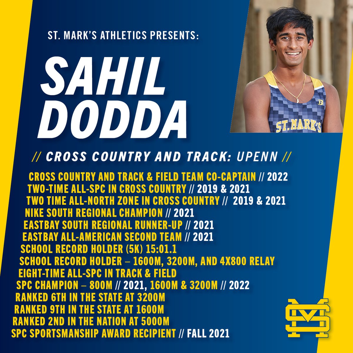 St. Mark's CC & Track tweet media