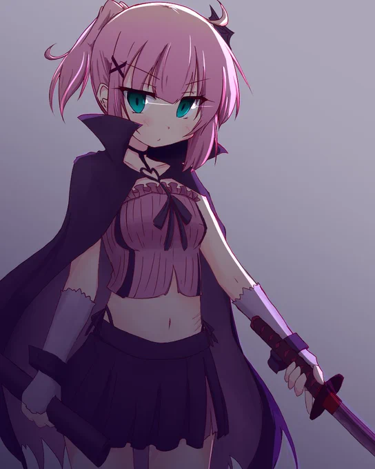 スチャ……🔪

🍑「闇堕ちして………来た……」
👿「ほげぇぇっ!!……カッコEEEEEEEーーー🥰🥰🥰!!!!!!」

 #まちカドまぞく2丁目 