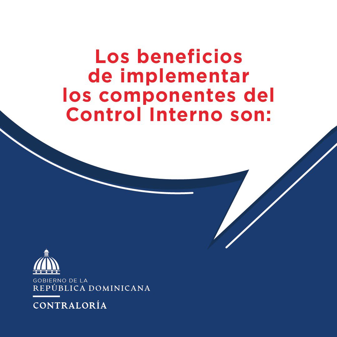 ContraloriaRD's tweet image. El sistema de control interno está a cargo de la propia entidad pública. Su implementación y funcionamiento es responsabilidad de sus autoridades, funcionarios y
servidores.

#ContraloríaRD #CGR #SomosControl