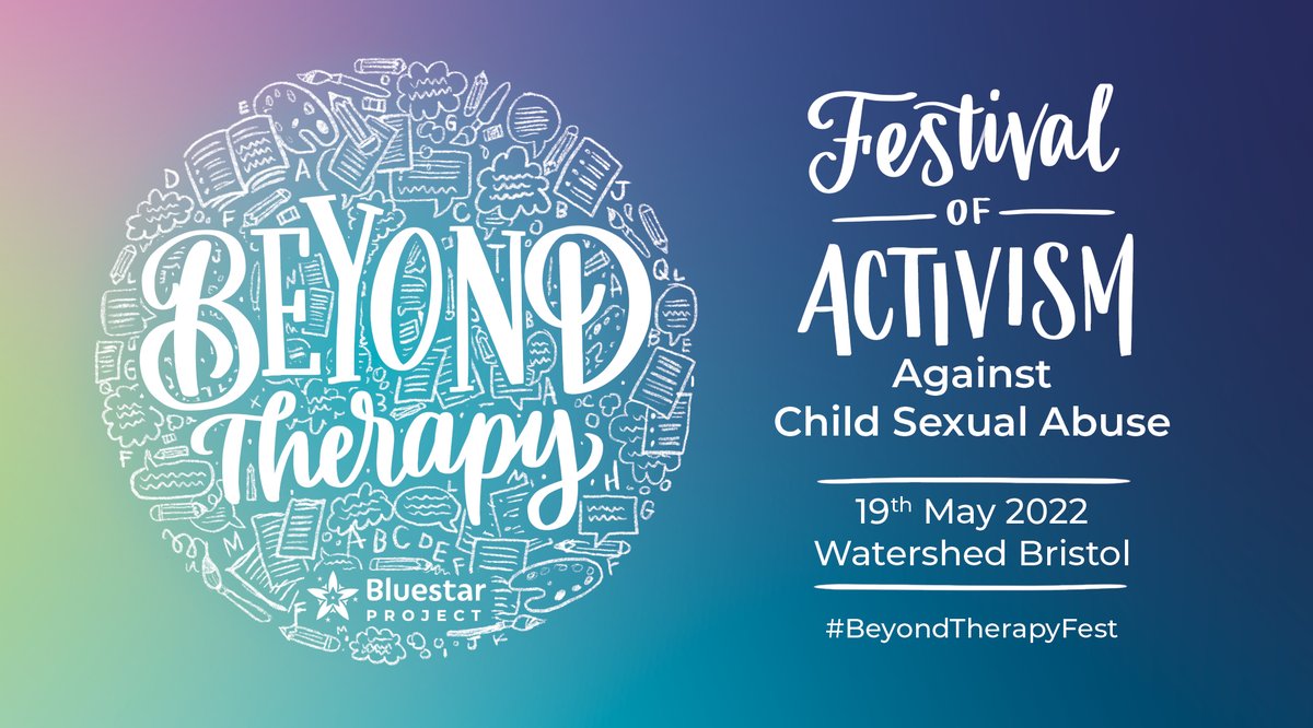 📢New festival to support survivors of #childsexualabuse: @capcbristol researchers & @GreenHseBristol are collaborating to stage the Beyond Therapy Festival of Activism Against Child Sexual Abuse on Thurs 19 May @wshed #Bristol 👉bit.ly/39YHq9f #BeyondTherapyFest #CSA⬇️