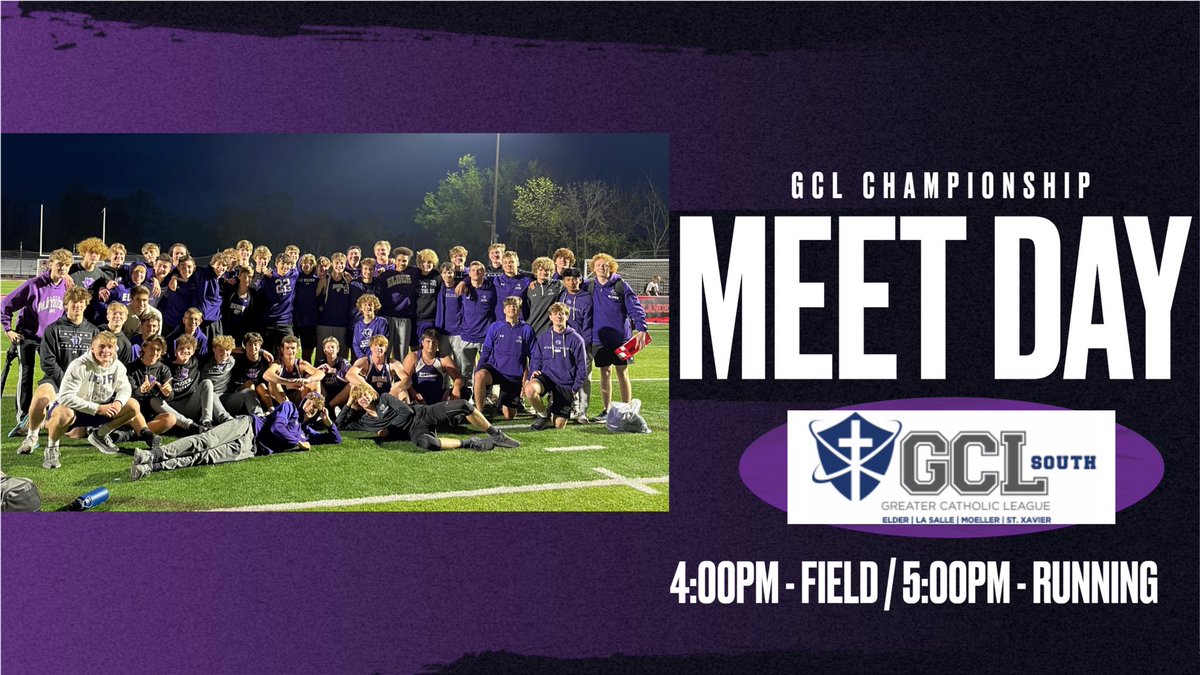 IT’S MEET DAY! The Panthers will be competing in the GCL Championship tonight!

📍 UC - Gettler Stadium
⏱ 4:00pm - Field, 5:00pm - Running
📋 Results: timingspot.com

#GoPanthers #ElderTrackAndField