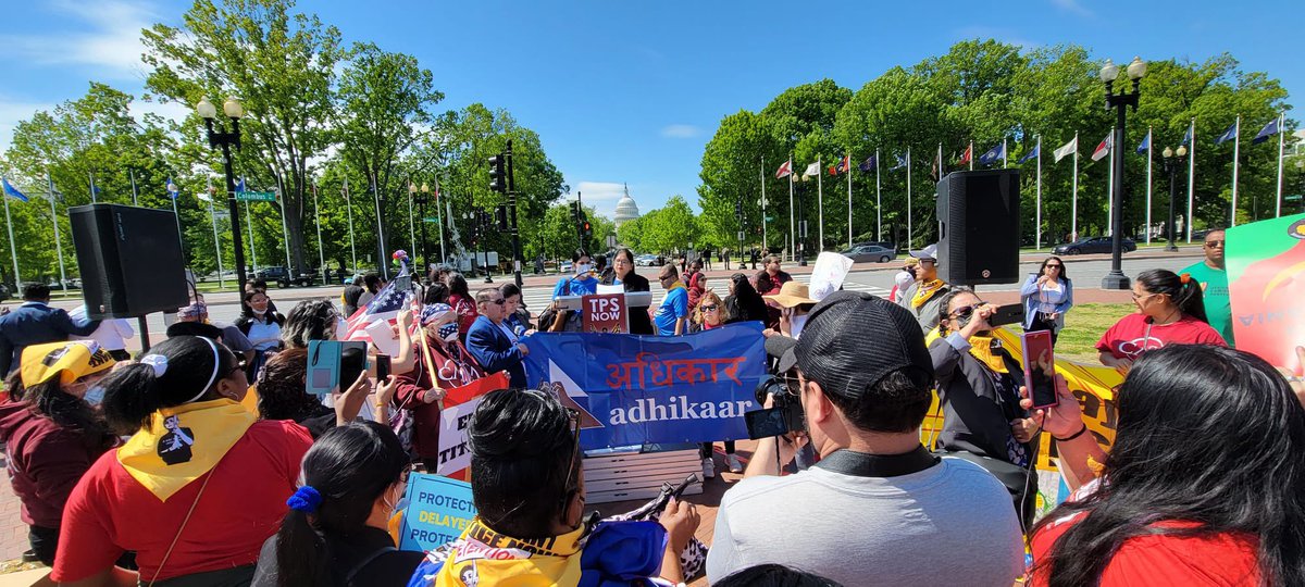 adhikaar's tweet photo. It’s a wrap! This week 20 of our members joined 140+ TPS holders in DC for trainings and 60+ lobby visits to push for permanent residency + TPS, from VA, CA, CO, NC, TX and NY. 💗 to our CUSP family - united we rise, divided we fall #tpsjustice #beyondtemporary #wearehome https://t.co/sQn1yXwGZd