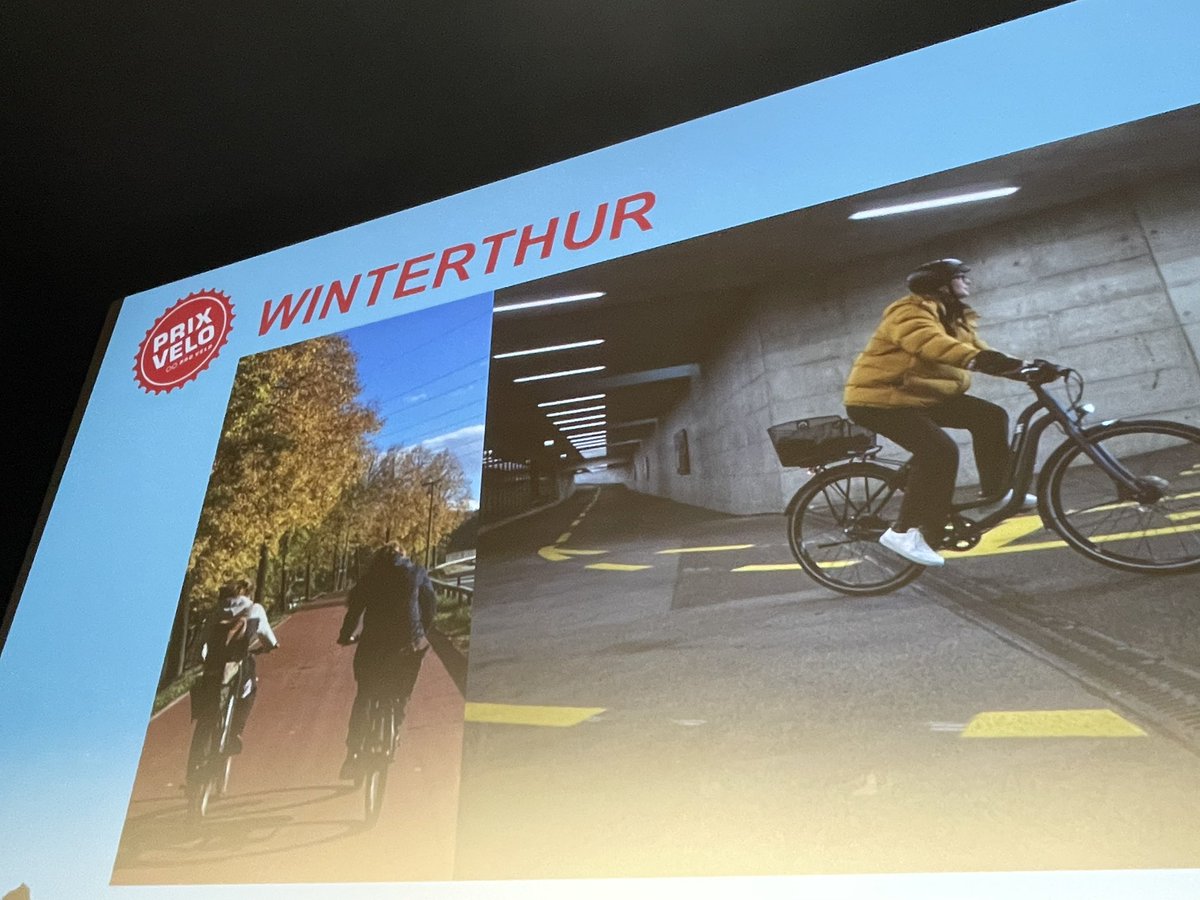 ♥️🚴‍♂️♥️PRIX VELO. Winti baut rote Veloschnellrouten und Velo-Tunnels 👏🏼 <a href="/proveloschweiz/">Pro Velo Schweiz</a>