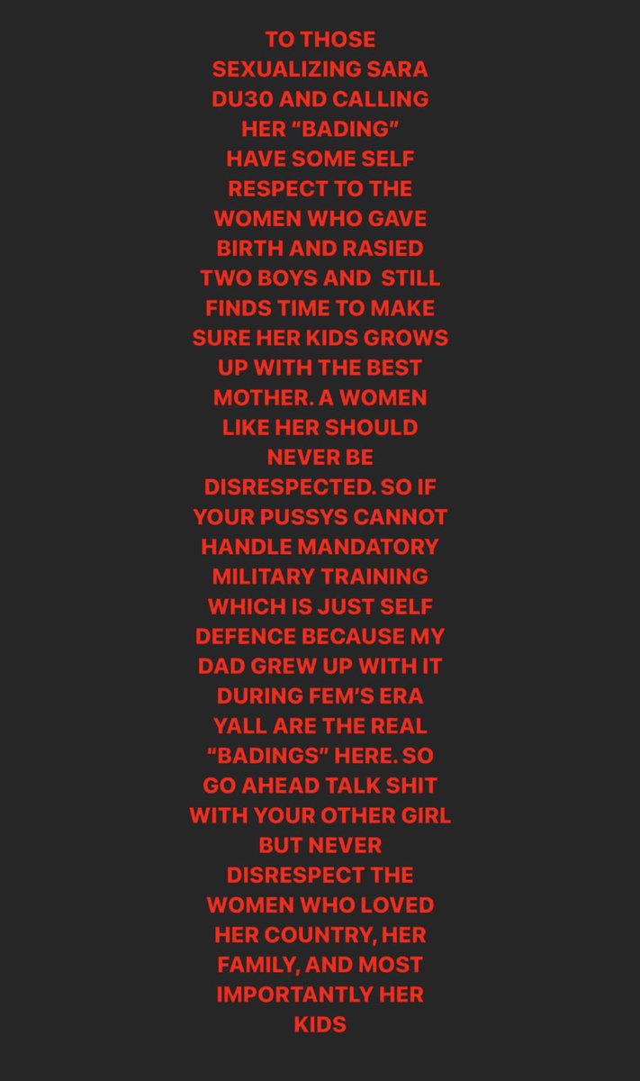 eyuahhh's tweet photo. A message to those bashing Sara #BBMIsMyPresident2022 #BBMSARA #KakamPENK #BringBackMarcos https://t.co/WNqj4N2I6K