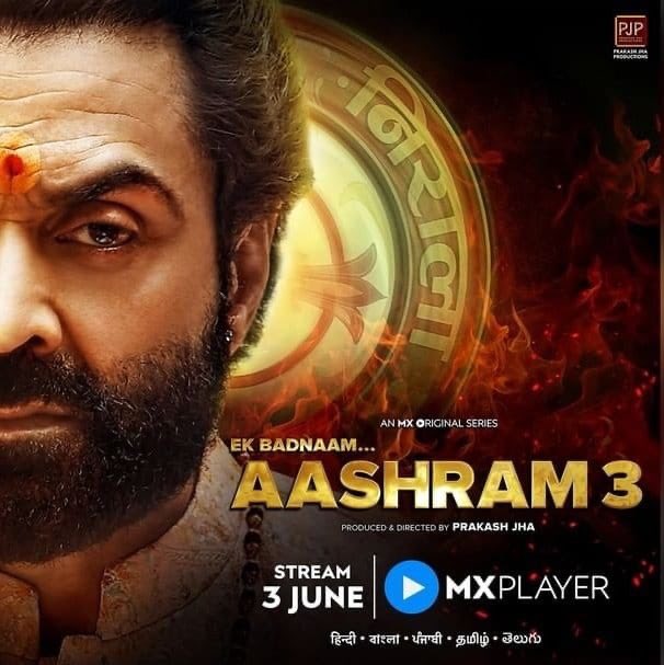 Aashram Season 3 (2022) Hindi Official Trailer MX Player Web Series 1080p HDRip Download