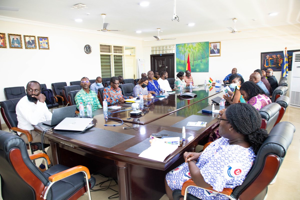 accratechuni's tweet photo. We were pleased to receive the delegation from @NuclearPowerGH to sensitise us on their nuclear power programme and how we fit in as a University. We're hopeful for fruitful collaborations. https://t.co/d2ZygtKAqi
