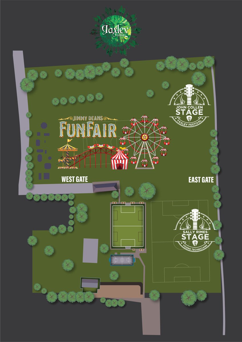 Here's the stage locations for #yaxfest2022. We open today at 4pm.