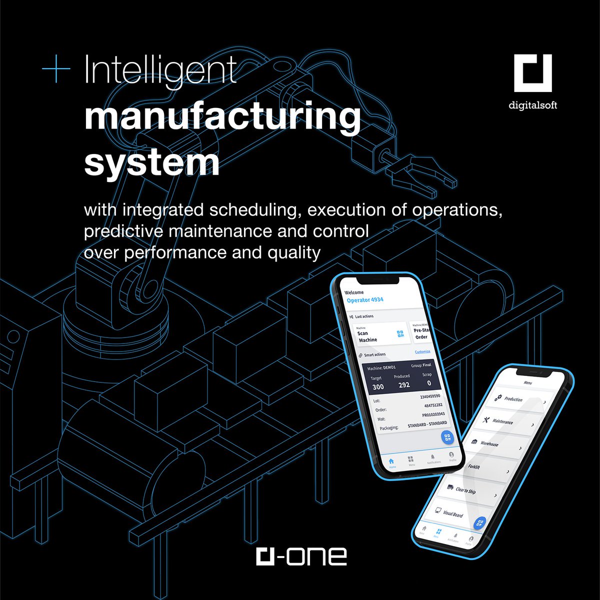 DigitalsoftG's tweet photo. The future factory implies the adoption of a new culture, supported by the implementation of intelligent and UX focused software. Discover how our #MES can help you in building your new #SupplyChain organization:https://t.co/mOi0VY9clQ
#ManufacturingOperationsManagement https://t.co/rHgXLRxTAe