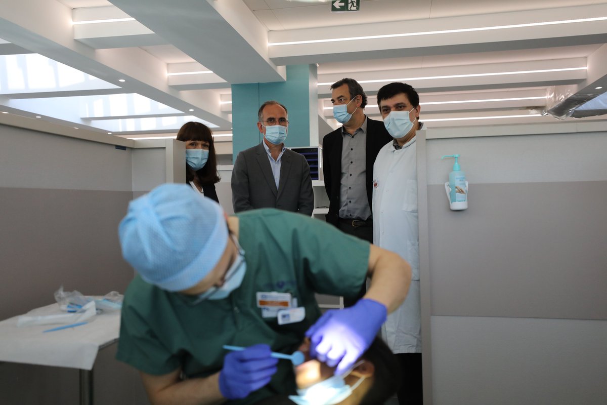 GHUMondor's tweet photo. [#EVENT] 🪥🎒🪥 Le service de médecine bucco-dentaire du @GHUMondor a accueilli aujourd'hui 154 écoliers de la @VilleCreteil. Une journée qui leur est entièrement dédiée afin de les sensibiliser à l'importance de l'hygiène bucco-dentaire dès le+jeune âge. @APHP @BenmansourEdith https://t.co/XMYwxcvWPK