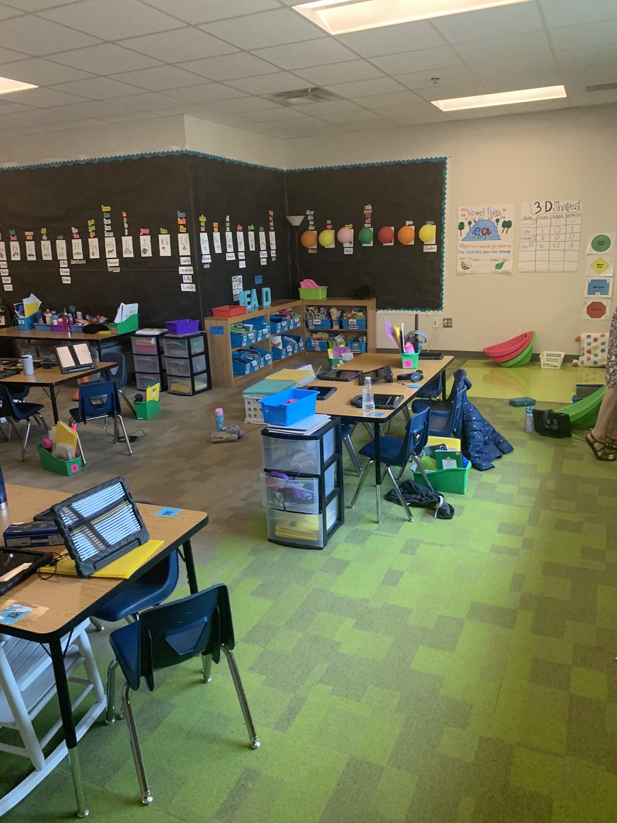 Mrs_DuffyKinder's tweet photo. When they ask if you will co teach for the day with your work wife you say YES!!!! Best day ever teaching 2 classes of kinder with the best teaching partner!๐คฉ๐ฅณ #messybutfun https://t.co/azQAvSmAkL