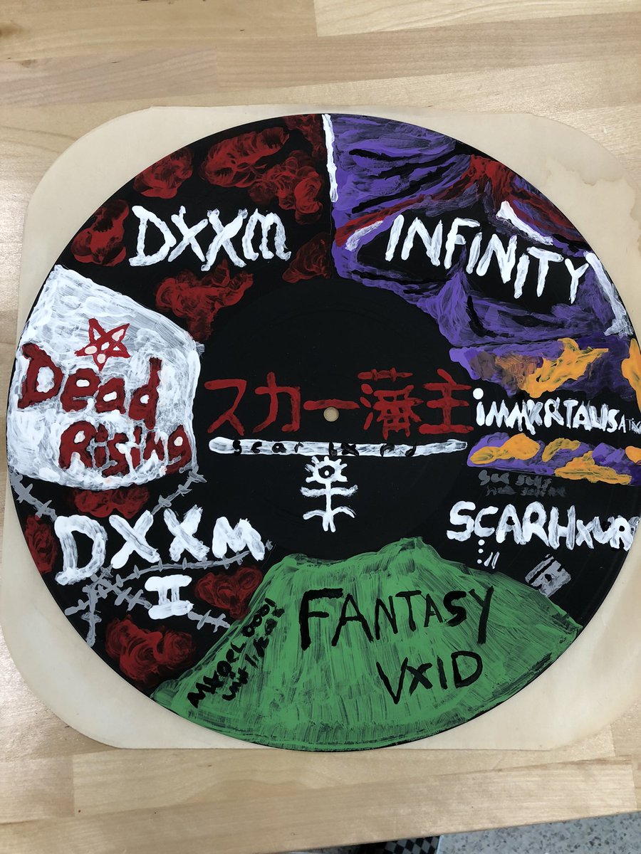 MrKillyRoy's tweet photo. @scarlxrd @scarlxrd @scarlxrd here’s the final art project I did in honor of my favorite artist of all time SCARLXRD🔥🔥🔥🔥#ATV2 hope you like it Marius!!! https://t.co/QNidyHIewq