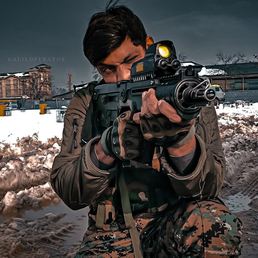 galiloperator's tweet image. They feared me
Because i feared nothing.
.
Pic cr:- To its respective owner.
.
Edited by:- @galiloperator 
#garudcommandos #IndianAirForce #IAF #airforcecommandos #specialforces #commando