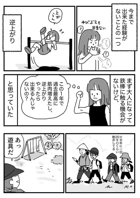 筋肉で逆上がり出来るようになると思ってた話

おまけはブログに→
https://t.co/3V4KxVvOti 
だめでした 