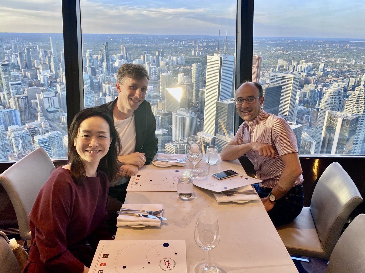apeyrache's tweet photo. Fun time with Kaori Takehara-Nishiuchi and David Dupret last night at 350m above Toronto.
Looking forward to our symposium this afternoon #CANACN22 https://t.co/kcfKkyP7vW