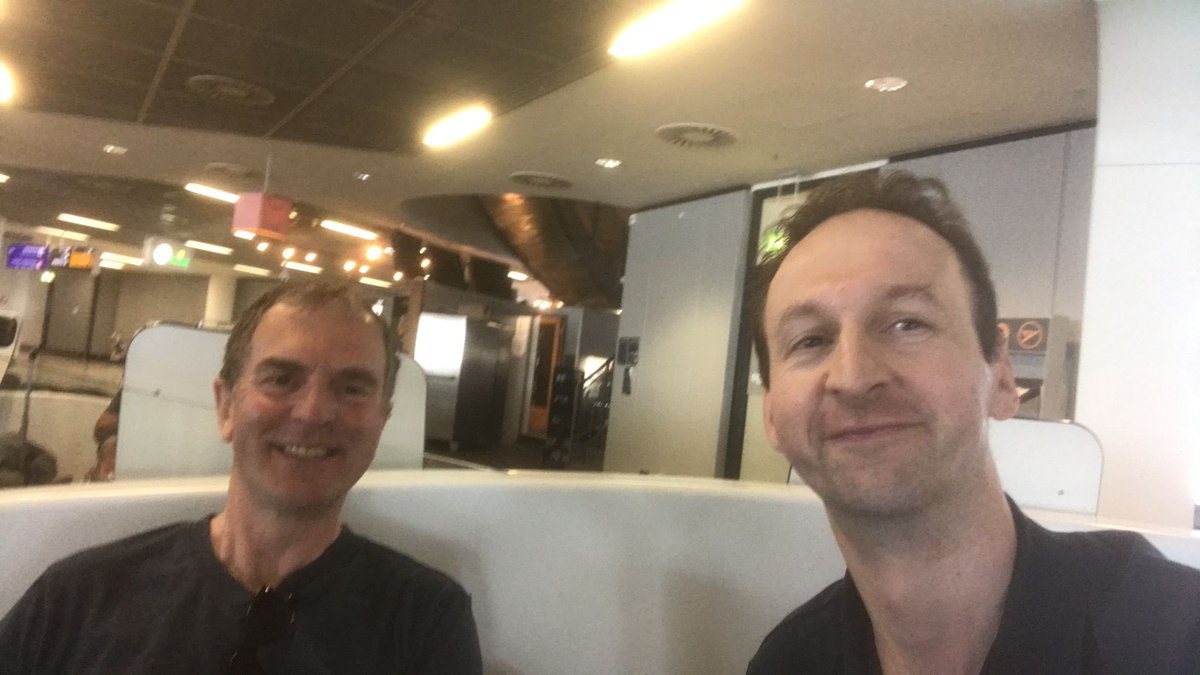 JamesHuttonLtd's tweet photo. Meet Bob Crow our project manager and Gareth Newman our service delivery manager who are heading home from Frankfurt 🇩🇪it’s been a busy few days meeting our partners in the project and planning the final stages of the Water Test Network project #watertestnetwork #waterinnovation https://t.co/kMttmrn1Ky