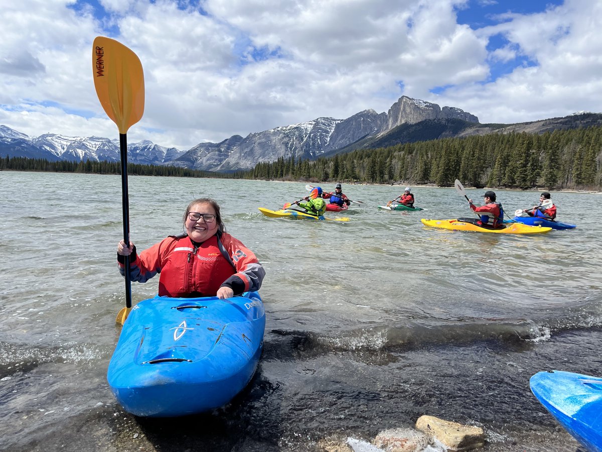 spiritnorthxc's tweet photo. We're 'splashing out' and bringing kayaking to Spirit North!

Spirit North Community Leaders from across Alberta and Saskatchewan 'made waves' as they gathered to attain their flat-water kayaking certification this week. 

#leadership #unstoppable https://t.co/hljVQpK8LS