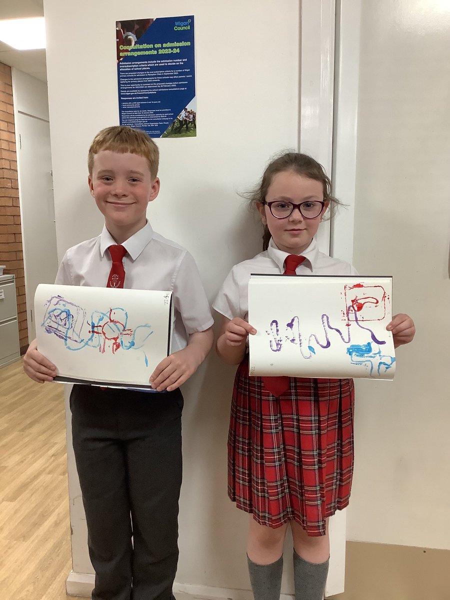 class3Aspull's tweet image. Two examples of our wonderful relief printing artwork so far #acpsart @AspullArts