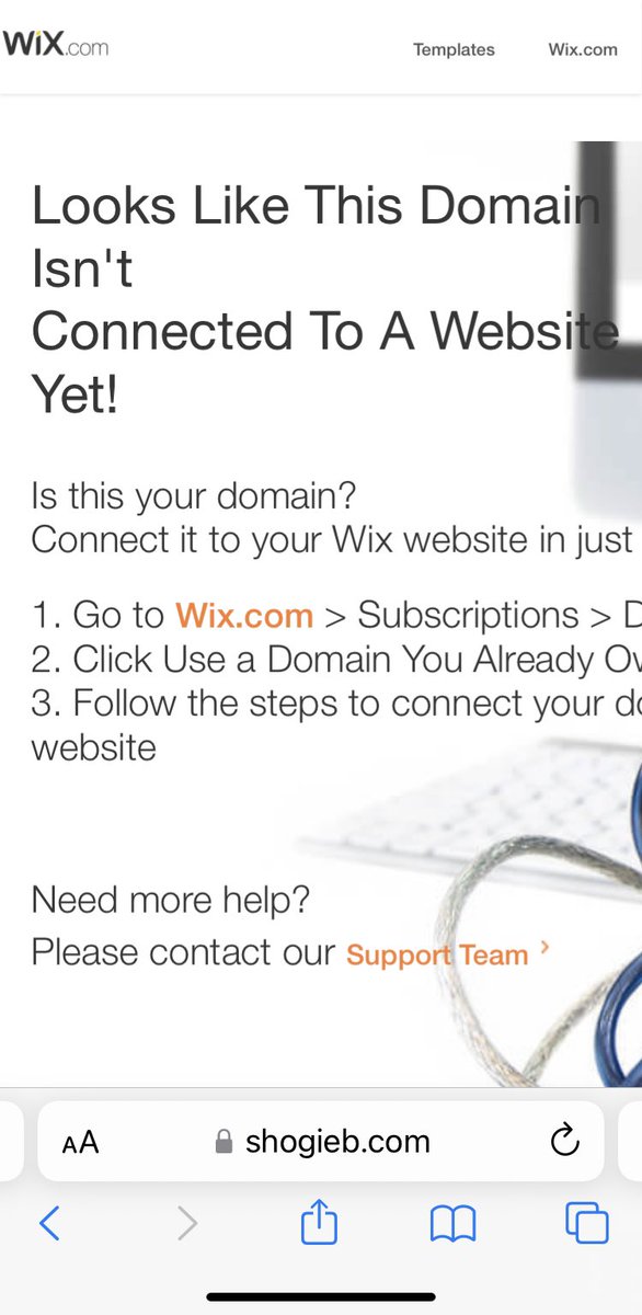 shogiebogie's tweet photo. I run a small business and rely on my website for sales. Due to the expense I’m moving away from @Wix &amp; have created a website.  Moving my domain and for the last 36 hours this is what my website looks like!  I’m still paying @Wix to host my website - really unimpressive service! https://t.co/v3OjwGr4hR