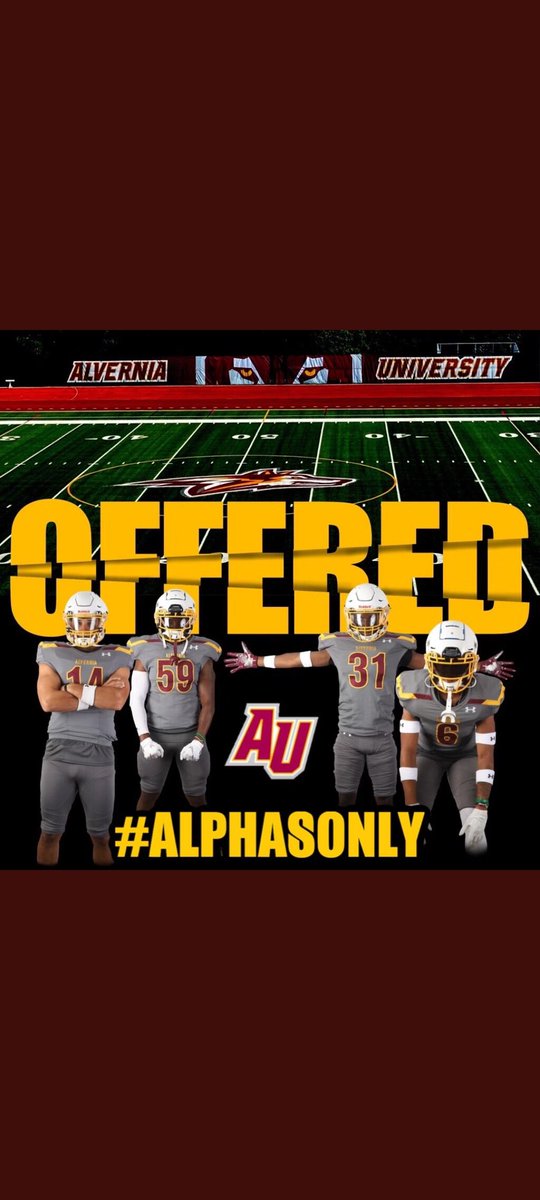 cameronhawkins0's tweet photo. Blessed to receive a offer from Alvernia University ,Thanks coach @MisterLilly https://t.co/nqRuz3MLcn
