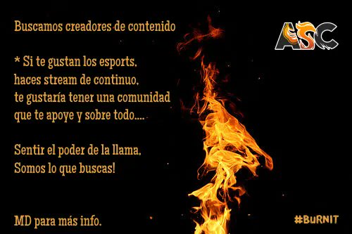 Es viernes y comienza el fin de semana, pero... que mejor forma de comenzar que viendo a tu streamer favorito???

Buscamos Creadores de contenido para apoyar su trabajo, sabemos lo que cuesta ganar visitas pero juntos... podemos lograrlo!

MD para más info