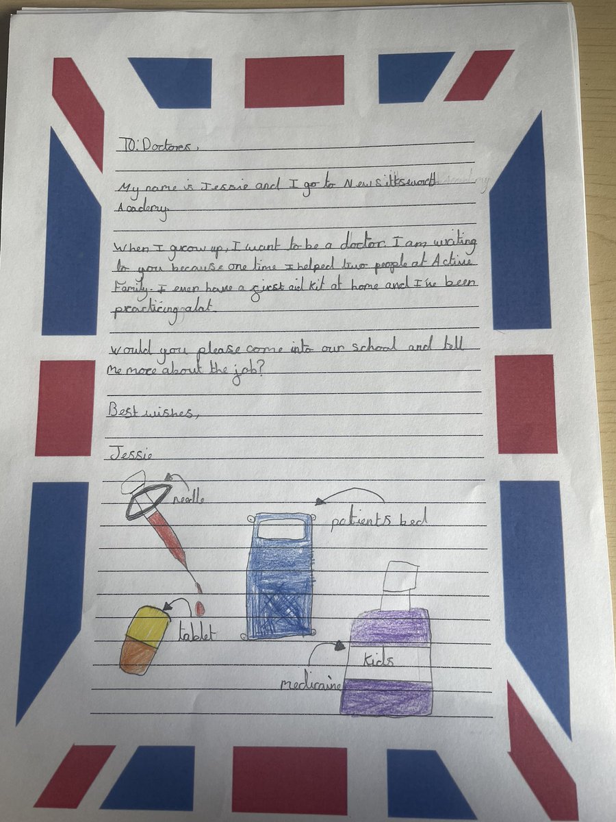Any doctors or nurses available to come in and talk to our students in Year 4? We have some children who are keen to get into the profession and would love to find out more! @NewSilksAcademy <a href="/TreasaCrumley1/">Treasa O'Neill</a> 🩺🥼👩‍⚕️👨‍⚕️
