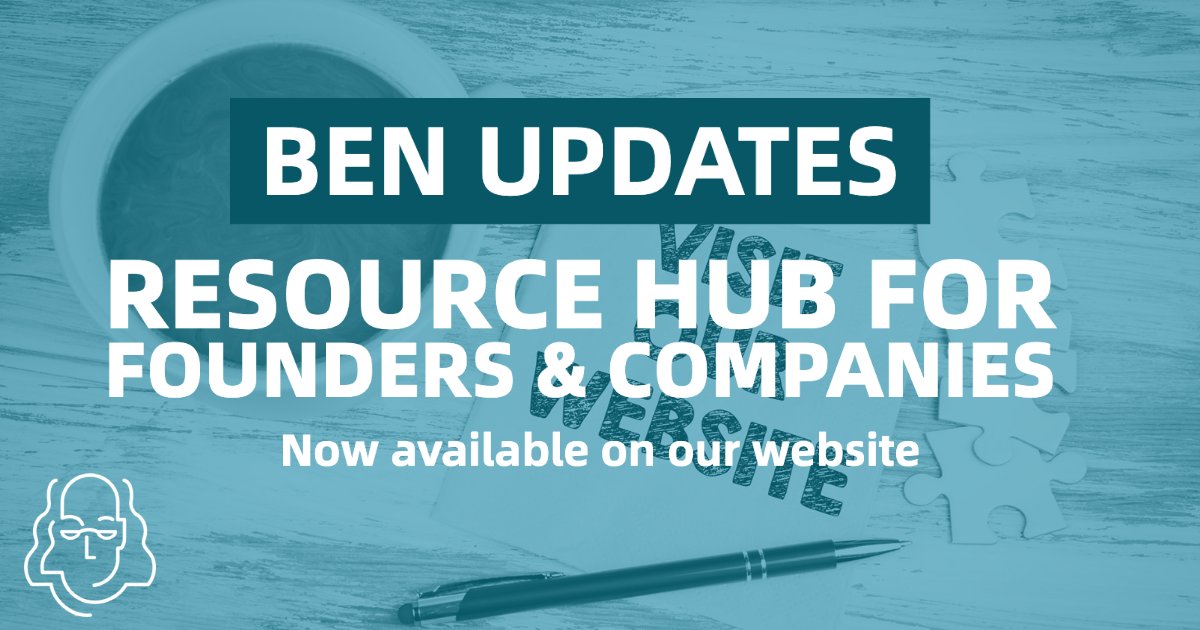 bftp_sep's tweet photo. 💥 BRAND NEW 💥
The launch of our #ResourcePage for #founders & #companies is now LIVE 🎉
Here you will find all the #resources BEN can offer YOU in one place.
Check it out, and drop us a note if you have any feedback! https://t.co/Sp4VpW4u6n https://t.co/knUvQk71mg