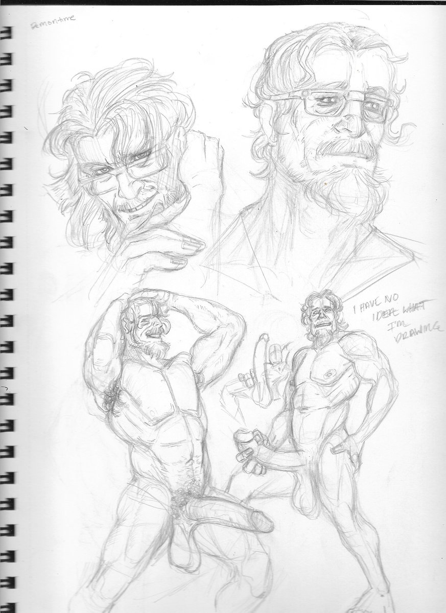 Bad_Sack's tweet photo. I was bored again, and just started sketching. Kept seeing this guy in my head so I thought he was cute.
Don't know why I made his dick big though lol. Enjoy
#sketch #nsfw #gayart #bara #slim #hairy? #pubes
#hung #veryhung
Wish I added more body hair. https://t.co/Y6TlBsx3RP
