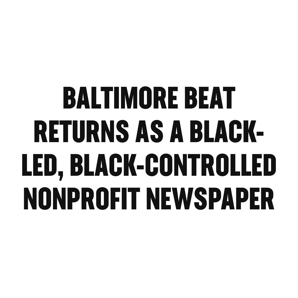 halleteri's tweet photo. I am happy to finally announce that I am the new Arts and Culture Editor for the Baltimore Beat @baltbeat, a Black-led, Black-controlled nonprofit newspaper and online outlet. https://t.co/zdlyaPaAkW