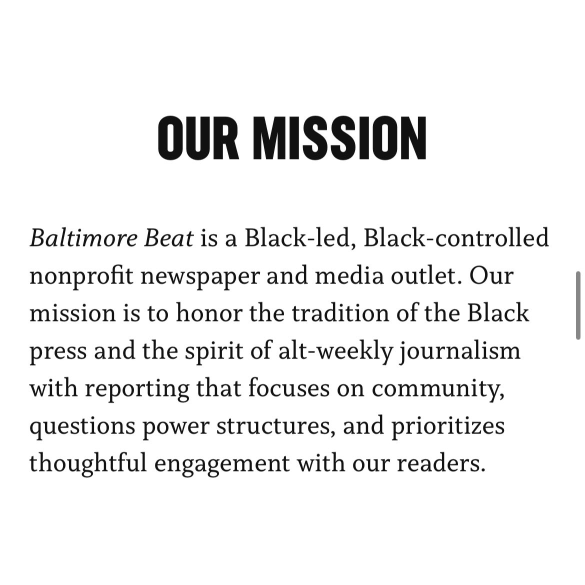 halleteri's tweet photo. I am happy to finally announce that I am the new Arts and Culture Editor for the Baltimore Beat @baltbeat, a Black-led, Black-controlled nonprofit newspaper and online outlet. https://t.co/zdlyaPaAkW