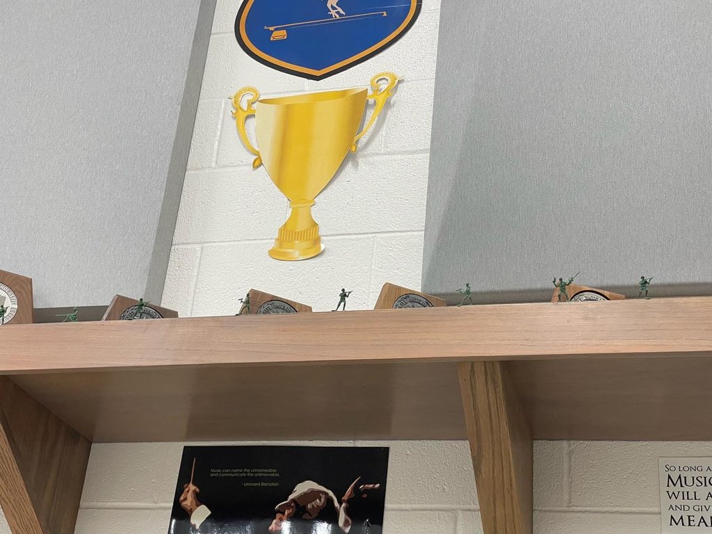 DowningMSOrch's tweet photo. Happy Friday the 13th from the 8th Grade Boys Soccer Team. #prankwarsreturn 🪖 https://t.co/1Ey1WHlKdd