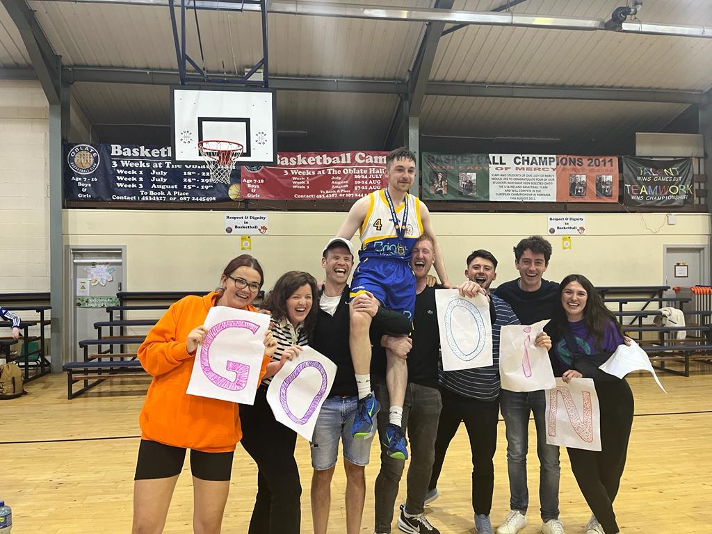 A big shout out to our PE teacher @Reilly_Oisin1 who won the cup final with <a href="/stvincentsbball/">St. Vincent's Basketball Club</a> last night. We have the most amazing staff members here who went out to support him😀
