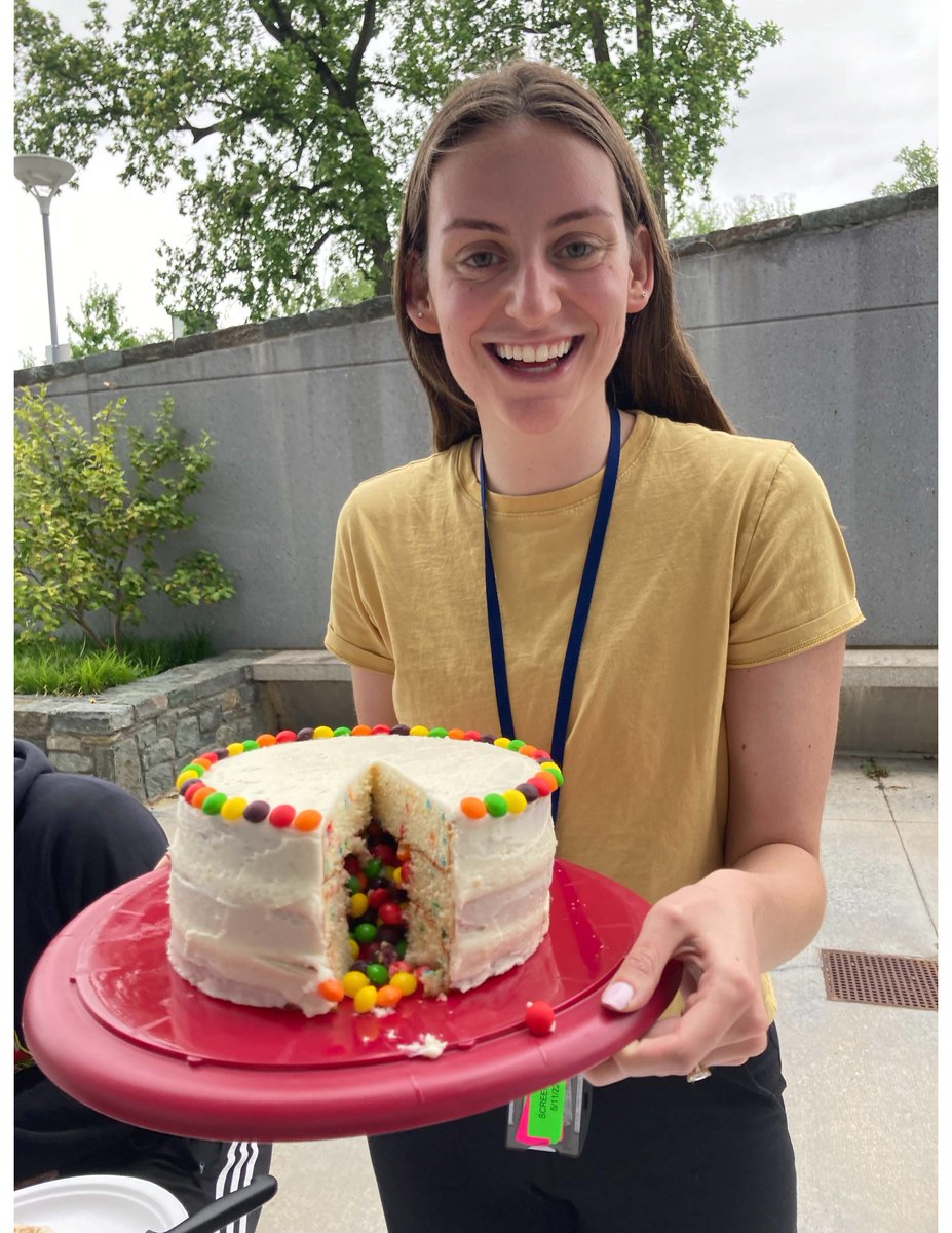 I love the postbac training program at the NIH! But it is always bittersweet when these trainees move on. Farewell Alma Jukic and best of luck in Med school!