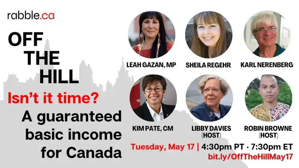 rabbleca's tweet photo. We're very excited to announce that @KPateontheHill, an advocate for a basic income in Canada, will also be joining our panel this Tuesday. 

Have you registered to attend this free panel yet? It's not too late! Sign up here: https://t.co/0IQqFMVcpg #OffTheHill https://t.co/1P96a7wkty