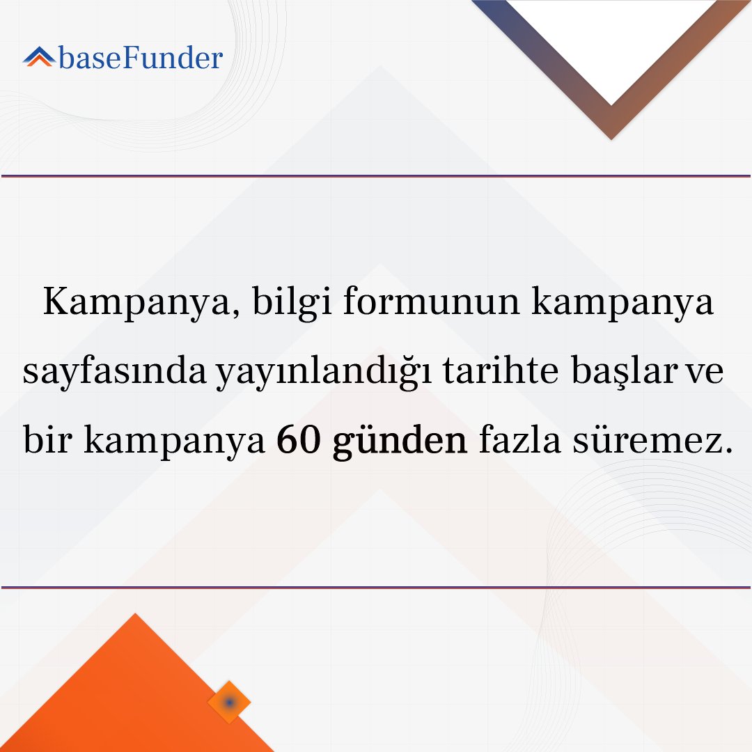 baseFunder's tweet photo. Fon kampanyası ne zaman başlar, ne kadar sürer ?

 #startup #yatırım #crowdfunding #kitleselfonlama #melekyatırımcı #girişimsermayesi #basefunder https://t.co/U4qqODHHzz