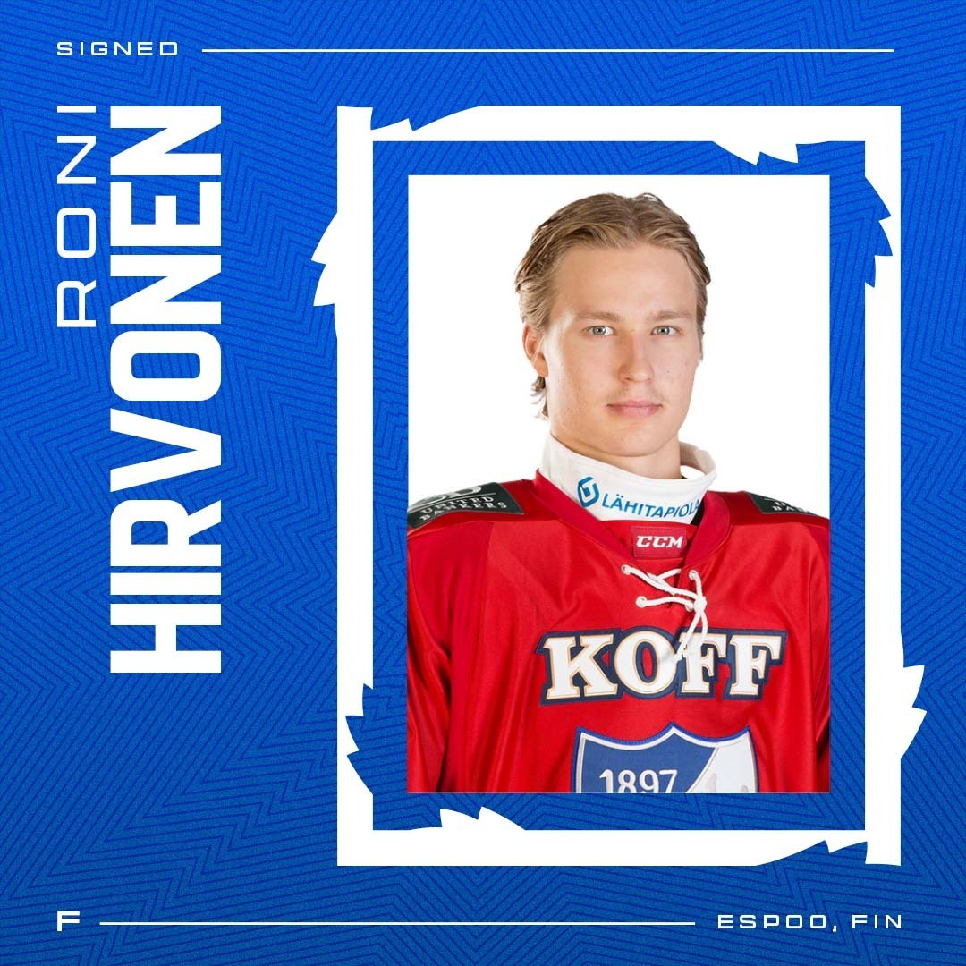 MapleLeafs's tweet photo. 🖊 We’ve signed forward Roni Hirvonen and defenceman Topi Niemelä to future three-year, entry-level contracts.

#LeafsForever