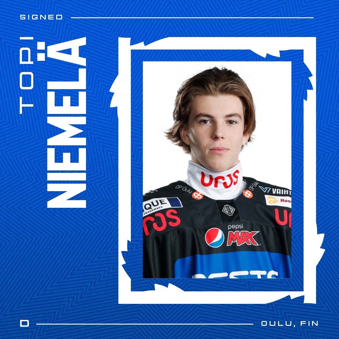 MapleLeafs's tweet photo. 🖊 We’ve signed forward Roni Hirvonen and defenceman Topi Niemelä to future three-year, entry-level contracts.

#LeafsForever