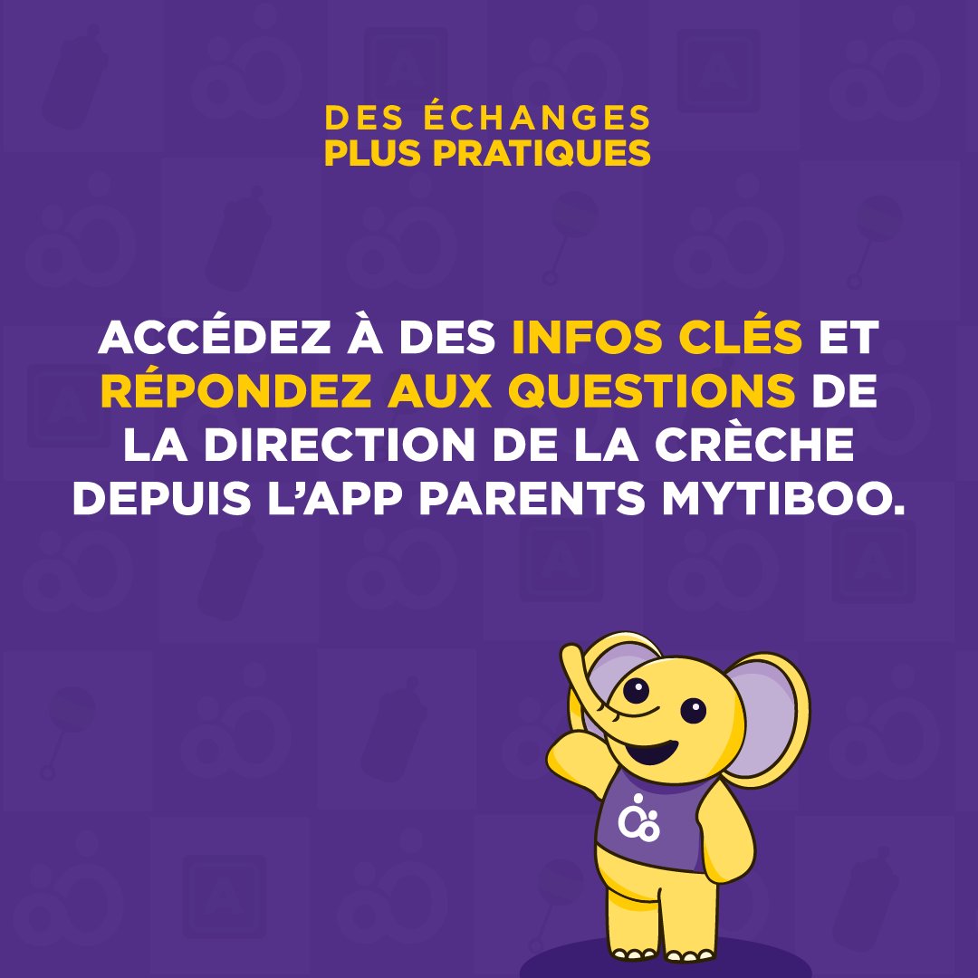 MytibooFR's tweet photo. Hello Hello, c’est l’heure de Mytiboo Fonctionnalité 🤩

Aujourd’hui, on parle de sondages. En tant que directrice, vous pouvez les effectuer vers tous vos parents. C’est un super moyen pour eux de répondre rapidement à une information clé. 

#Mytiboo #PetiteEnfance #Crèche https://t.co/Jeo9Mw7nLi